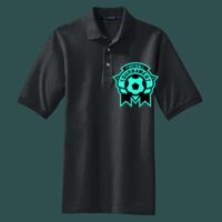 Heavyweight Cotton Pique Polo with Pocket Thumbnail