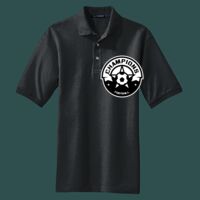 Heavyweight Cotton Pique Polo with Pocket Thumbnail