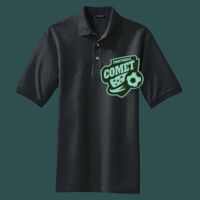 Heavyweight Cotton Pique Polo with Pocket Thumbnail