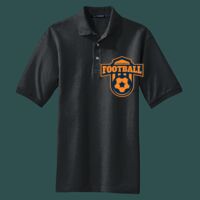 Heavyweight Cotton Pique Polo with Pocket Thumbnail