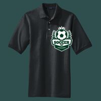Heavyweight Cotton Pique Polo with Pocket Thumbnail