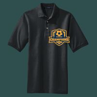 Heavyweight Cotton Pique Polo with Pocket Thumbnail