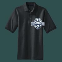 Heavyweight Cotton Pique Polo with Pocket Thumbnail