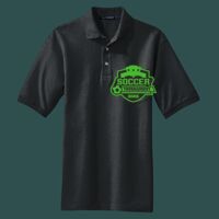 Heavyweight Cotton Pique Polo with Pocket Thumbnail