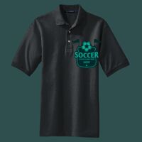 Heavyweight Cotton Pique Polo with Pocket Thumbnail