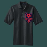 Heavyweight Cotton Pique Polo with Pocket Thumbnail