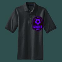 Heavyweight Cotton Pique Polo with Pocket Thumbnail