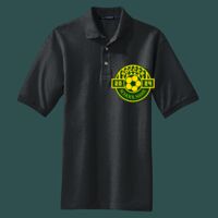 Heavyweight Cotton Pique Polo with Pocket Thumbnail