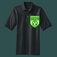 Heavyweight Cotton Pique Polo with Pocket Thumbnail