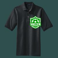 Heavyweight Cotton Pique Polo with Pocket Thumbnail