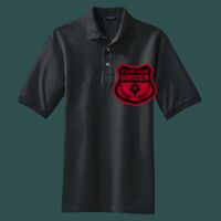 Heavyweight Cotton Pique Polo with Pocket Thumbnail