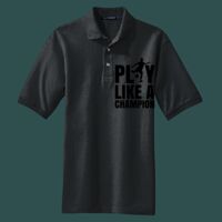 Heavyweight Cotton Pique Polo with Pocket Thumbnail