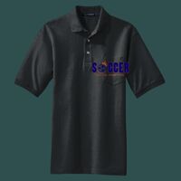 Heavyweight Cotton Pique Polo with Pocket Thumbnail