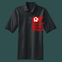 Heavyweight Cotton Pique Polo with Pocket Thumbnail