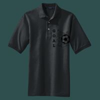 Heavyweight Cotton Pique Polo with Pocket Thumbnail