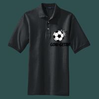 Heavyweight Cotton Pique Polo with Pocket Thumbnail