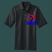 Heavyweight Cotton Pique Polo with Pocket Thumbnail