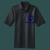 Heavyweight Cotton Pique Polo with Pocket Thumbnail