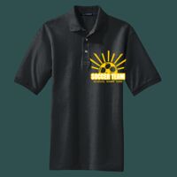 Heavyweight Cotton Pique Polo with Pocket Thumbnail