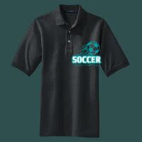 Heavyweight Cotton Pique Polo with Pocket Thumbnail