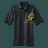Heavyweight Cotton Pique Polo with Pocket Thumbnail