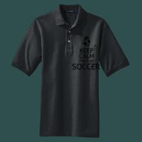 Heavyweight Cotton Pique Polo with Pocket Thumbnail