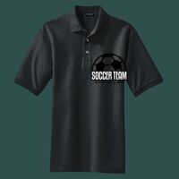 Heavyweight Cotton Pique Polo with Pocket Thumbnail