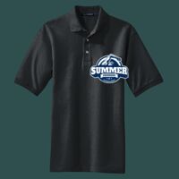 Heavyweight Cotton Pique Polo with Pocket Thumbnail