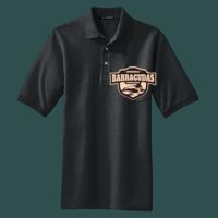 Heavyweight Cotton Pique Polo with Pocket Thumbnail