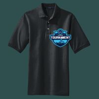 Heavyweight Cotton Pique Polo with Pocket Thumbnail