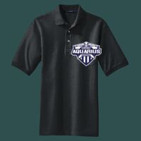 Heavyweight Cotton Pique Polo with Pocket Thumbnail