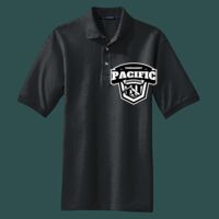 Heavyweight Cotton Pique Polo with Pocket Thumbnail
