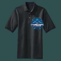 Heavyweight Cotton Pique Polo with Pocket Thumbnail