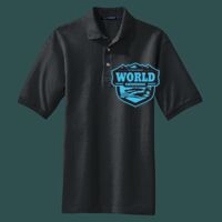 Heavyweight Cotton Pique Polo with Pocket Thumbnail