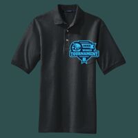 Heavyweight Cotton Pique Polo with Pocket Thumbnail