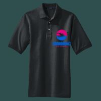 Heavyweight Cotton Pique Polo with Pocket Thumbnail