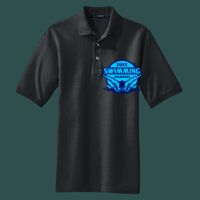 Heavyweight Cotton Pique Polo with Pocket Thumbnail