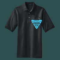 Heavyweight Cotton Pique Polo with Pocket Thumbnail