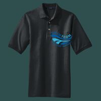Heavyweight Cotton Pique Polo with Pocket Thumbnail