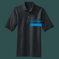 Heavyweight Cotton Pique Polo with Pocket Thumbnail