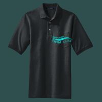 Heavyweight Cotton Pique Polo with Pocket Thumbnail