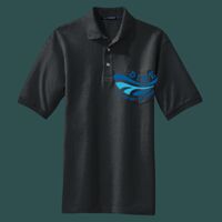 Heavyweight Cotton Pique Polo with Pocket Thumbnail