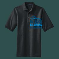 Heavyweight Cotton Pique Polo with Pocket Thumbnail