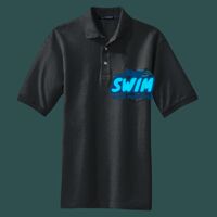 Heavyweight Cotton Pique Polo with Pocket Thumbnail