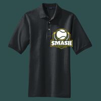 Heavyweight Cotton Pique Polo with Pocket Thumbnail