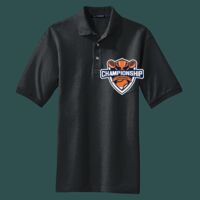 Heavyweight Cotton Pique Polo with Pocket Thumbnail