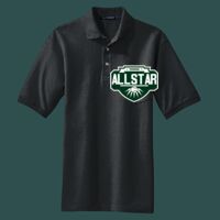 Heavyweight Cotton Pique Polo with Pocket Thumbnail
