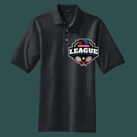 Heavyweight Cotton Pique Polo with Pocket Thumbnail
