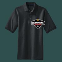 Heavyweight Cotton Pique Polo with Pocket Thumbnail