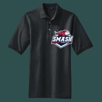 Heavyweight Cotton Pique Polo with Pocket Thumbnail